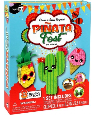 Children's Activity Kits Make & Play Pinata Fest 8 Smashing Projects Craft Kit For Kids $44.68 Piñatas