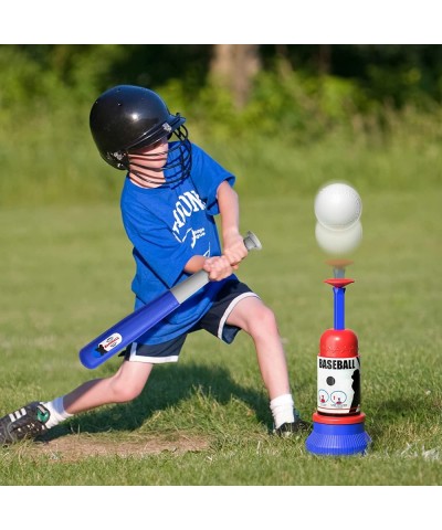 T Ball Set for Kids 3-8 Kids Baseball Tee Includes 6 Balls Adjustable Teeball Batting Tee Automatic Pitching Machine Outside ...