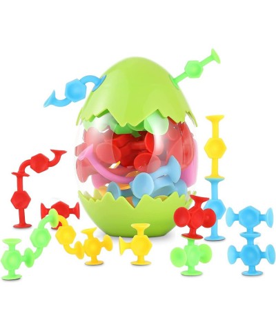 Suction Toys Bath Toy Set - 24 pcs Slicone Sucker Toys for Kids Window Toys with Storage Good for Autism/ADD/ADHD. (Medium) $...