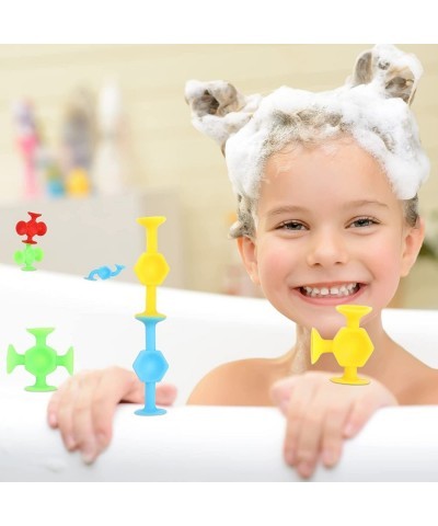 Suction Toys Bath Toy Set - 24 pcs Slicone Sucker Toys for Kids Window Toys with Storage Good for Autism/ADD/ADHD. (Medium) $...