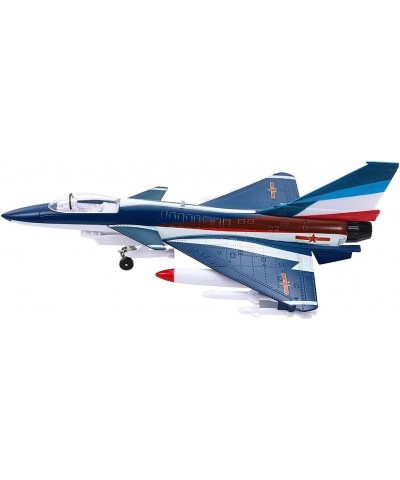 Metal Airplane Model Kit Blue Stealth Bombers and Fighter Planes Pull Back Aircraft Real Jet Sound Plane Models Toys for Boys...