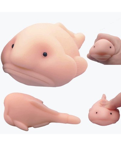 Cute Blobfish Toy Scented Fidget Blob Fish Mochi Toy Stress Relief Squeeze for Kids and Adults Sensory Toy for Autism Birthda...