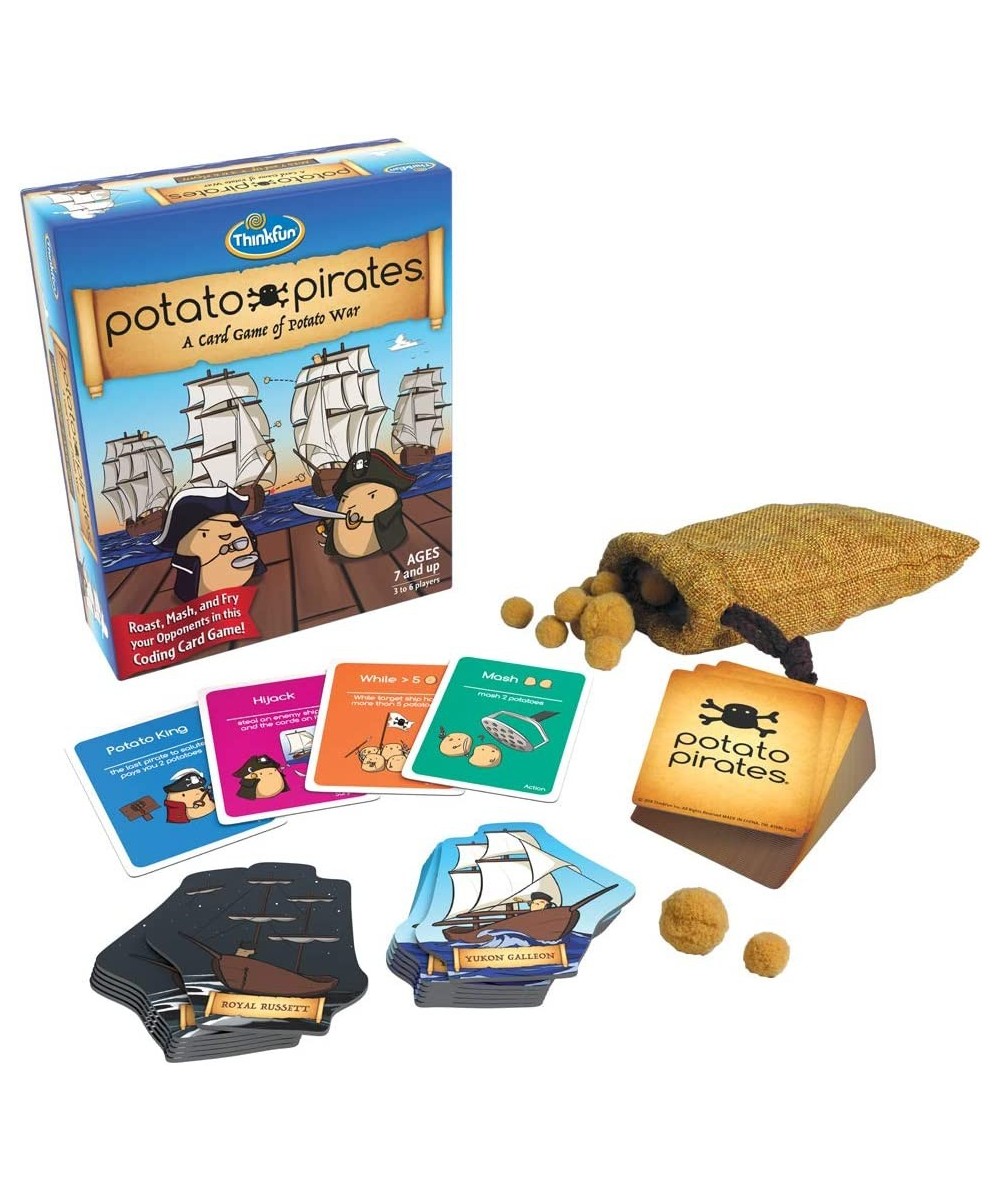 Potato Pirates Coding Card Game and STEM Toy for Boys and Girls Age 7 and Up - A Fun Card Game of Potato War $30.10 Card Games