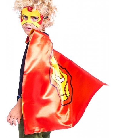 Superhero Capes and Masks for Kids Halloween Cosplay Double Side Capes Superhero Toy Kids Best Gifts Yellow $35.83 Kids' Cost...