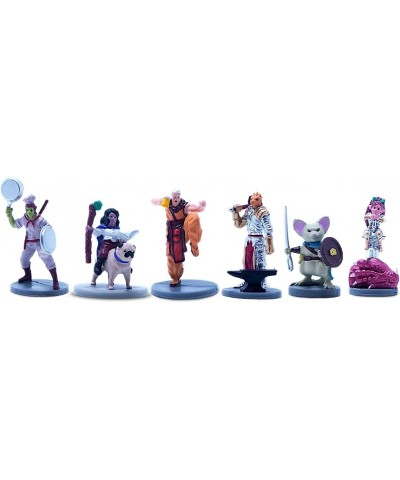 Fantasy Prepainted Starter Miniatures Set Hero Figures Set 1-2" Compatible with DND Miniatures for Dungeons Dragons Miniature...