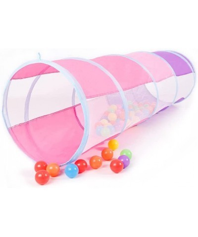 Kids Play Tunnel for Toddlers Crawling Tunnel for Girls Boys Cat or Dogs Indoor and Outdoor Babies Pop Up Toys Tent 5-ft (Pur...