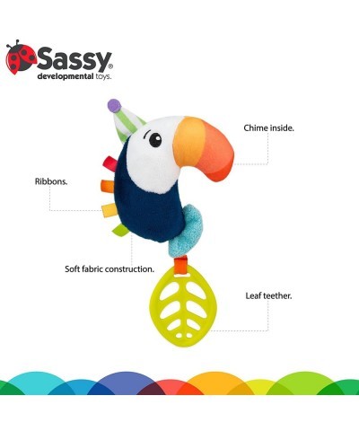 Toucan Chime | Hanging Developmental Chime Toy | for Ages 0+ Months and Up $15.32 Baby Car Toys & Stroller Toys