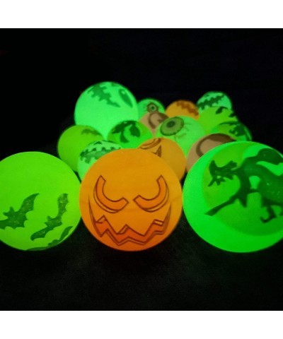 12Pcs Glow in The Dark Halloween Bouncing Balls Halloween Bouncy Balls for Kids Halloween Eyeballs 1inch Halloween Party Bags...