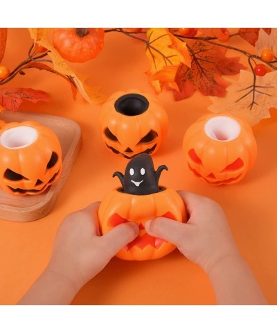 Halloween Toys 12 Packas Pumpkin Toys Ghost Relieve Stress Fidget Toys Pumpkin Stress Ball Halloween Party Favors Gifts for K...