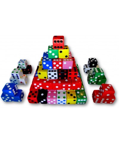 100-Piece 16 mm Assorted Colored Dice with Storage Bag $28.52 Game Accessories