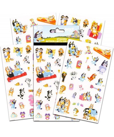 Bluey Sticker Set for Kids - Bluey Party Supplies Bundle with 4 Sheets of Bluey Stickers Plus Bonus Stickers More (Bluey Craf...