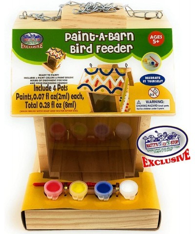 Paint Your Own Deluxe Large 9" Wooden Bird Feeder (Includes 4 Paints & 1 Brush) $43.90 Craft Kits