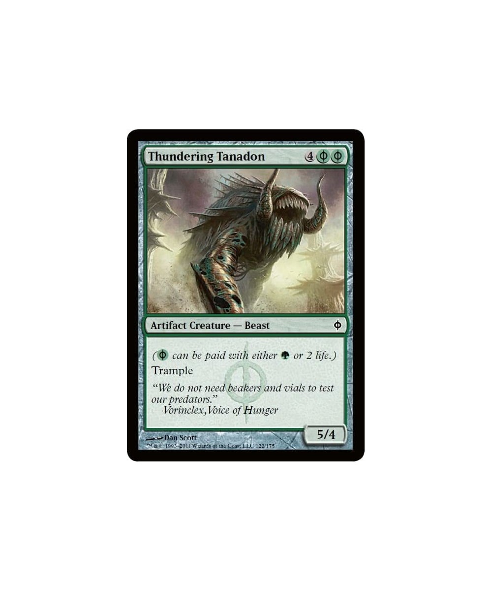 Magic: the Gathering - Thundering Tanadon - New Phyrexia - Foil $12.32 Card Games