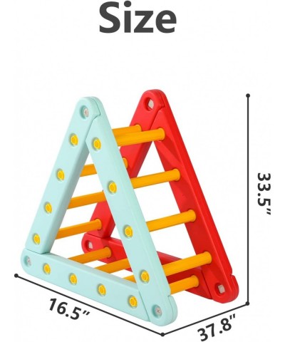 Climbing Toys for Toddlers 1-3 Plastic Climbing Triangle Ladder Indoor Kids Play Gym Activity Climbing Structure Suitable for...