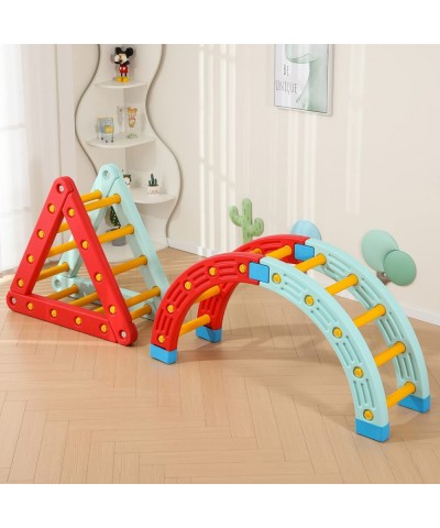 Climbing Toys for Toddlers 1-3 Plastic Climbing Triangle Ladder Indoor Kids Play Gym Activity Climbing Structure Suitable for...