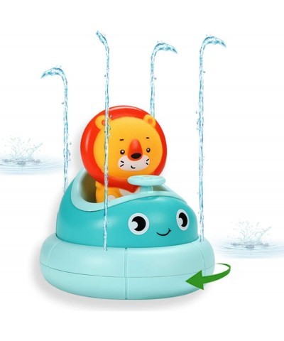 Baby Bath Toys Automatic Spray Water Baby Toys for Toddlers 1-3 Lion Shower Bathtub Toys with Spinning Boat for Infants Kids ...