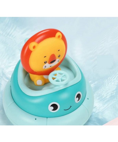 Baby Bath Toys Automatic Spray Water Baby Toys for Toddlers 1-3 Lion Shower Bathtub Toys with Spinning Boat for Infants Kids ...