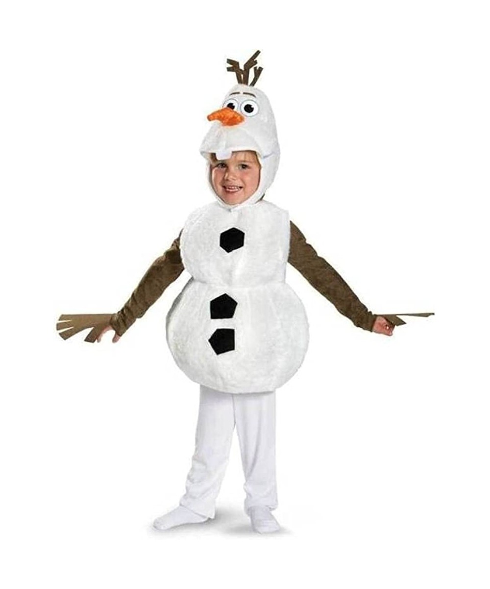 Olaf Costume Kids Cute Snowman Dress up Halloween Cosplay Jumpsuit $57.88 Kids' Costumes