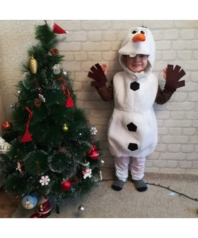 Olaf Costume Kids Cute Snowman Dress up Halloween Cosplay Jumpsuit $57.88 Kids' Costumes