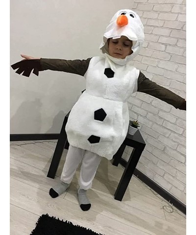 Olaf Costume Kids Cute Snowman Dress up Halloween Cosplay Jumpsuit $57.88 Kids' Costumes