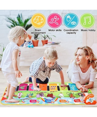 Floor Kids Piano Mat Floor Musical Mats with 8 Keys 24 Melodies Sounds 5 Animal Sounds Dance Mat Early Educational Toys Birth...