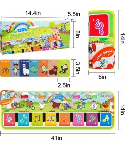 Floor Kids Piano Mat Floor Musical Mats with 8 Keys 24 Melodies Sounds 5 Animal Sounds Dance Mat Early Educational Toys Birth...