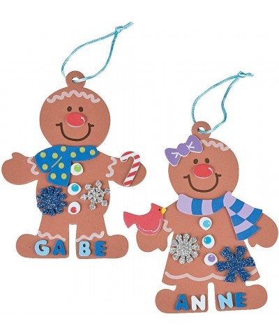 Winter Gingerbread Ornament Craft Kit - Crafts for Kids and Fun Home Activities $23.63 Craft Kits