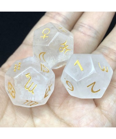 3Pcs Tarot Cards Dice D12 Astrological Dice Constellation Sign with 2 Bags $13.49 Fortune Telling Toys