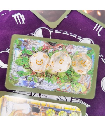 3Pcs Tarot Cards Dice D12 Astrological Dice Constellation Sign with 2 Bags $13.49 Fortune Telling Toys