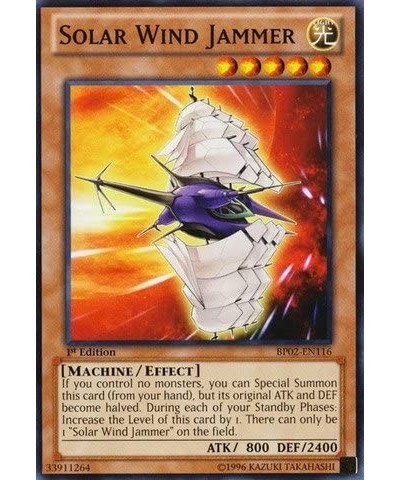 Solar Wind Jammer (BP02-EN116) - Battle Pack 2: War of The Giants - 1st Edition - Common $10.28 Card Games