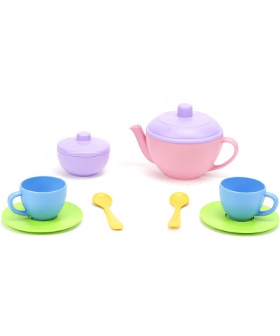 Tea for Two - 10 Piece Pretend Play Motor Skills Language & Communication Kids Role Play Toy. No BPA phthalates PVC. Dishwash...