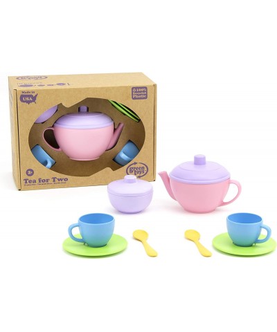 Tea for Two - 10 Piece Pretend Play Motor Skills Language & Communication Kids Role Play Toy. No BPA phthalates PVC. Dishwash...