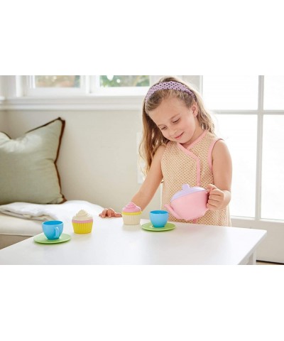 Tea for Two - 10 Piece Pretend Play Motor Skills Language & Communication Kids Role Play Toy. No BPA phthalates PVC. Dishwash...