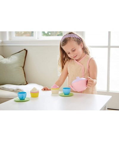 Tea for Two - 10 Piece Pretend Play Motor Skills Language & Communication Kids Role Play Toy. No BPA phthalates PVC. Dishwash...