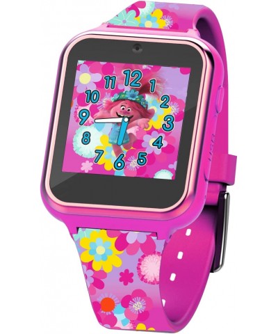 DreamWorks Trolls Pink Educational Learning Touchscreen Smart Watch Toy for Girls Boys Toddlers - Selfie Cam Learning Games A...