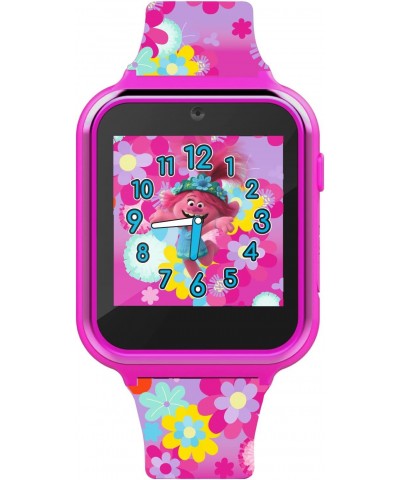 DreamWorks Trolls Pink Educational Learning Touchscreen Smart Watch Toy for Girls Boys Toddlers - Selfie Cam Learning Games A...