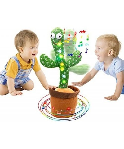 Dancing Cactus Toy TikTok Talking Cactus Baby Toys The Cactus Repeats What You Say and Recording The Cactus Toys with Colorfu...