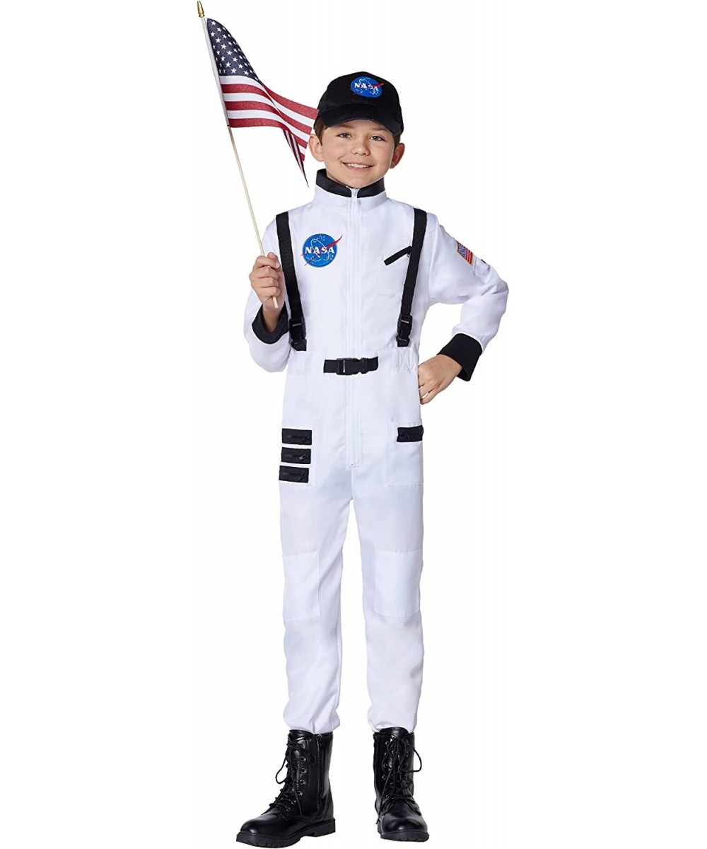 Kids NASA White Astronaut Costume $76.49 Kids' Costumes