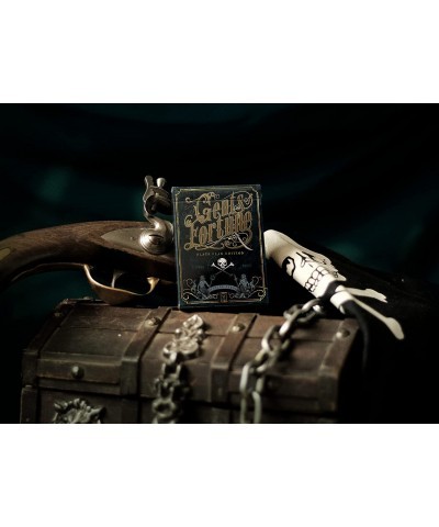 Gents of Fortune Playing Cards Black Flag Edition Waterproof Gent Supply $25.52 Card Games