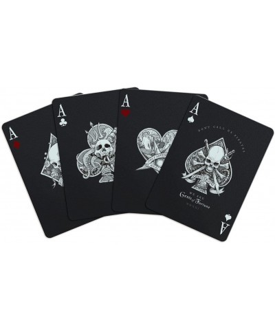 Gents of Fortune Playing Cards Black Flag Edition Waterproof Gent Supply $25.52 Card Games