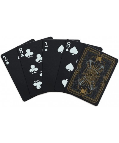 Gents of Fortune Playing Cards Black Flag Edition Waterproof Gent Supply $25.52 Card Games