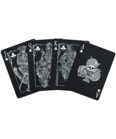 Gents of Fortune Playing Cards Black Flag Edition Waterproof Gent Supply $25.52 Card Games