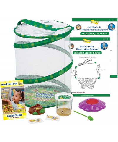 Butterfly Garden with Live Cup of Caterpillars – Includes Both English and Spanish Butterfly STEM Activity Journals $61.35 Ha...