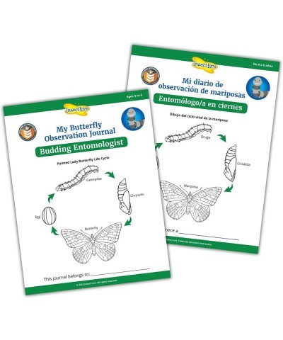 Butterfly Garden with Live Cup of Caterpillars – Includes Both English and Spanish Butterfly STEM Activity Journals $61.35 Ha...