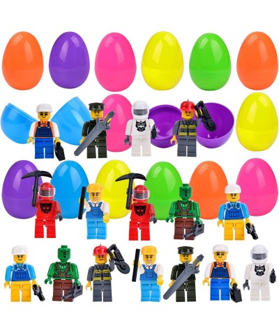 Easter Basket Stuffers Gifts for Kids 16PCS Plastic Easter Eggs DIY Surprise Easter Egg Fillers with Toys Inside Spring Easte...