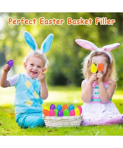 Easter Basket Stuffers Gifts for Kids 16PCS Plastic Easter Eggs DIY Surprise Easter Egg Fillers with Toys Inside Spring Easte...