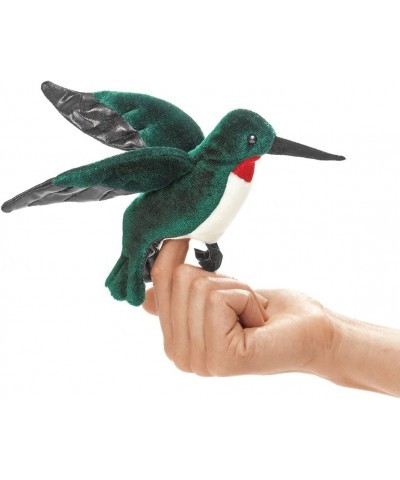 Mini Hummingbird Finger Puppet Bluegreen White Red Black 1 EA $17.32 Plush Puppets