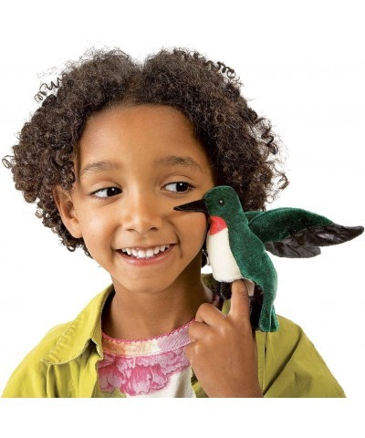 Mini Hummingbird Finger Puppet Bluegreen White Red Black 1 EA $17.32 Plush Puppets