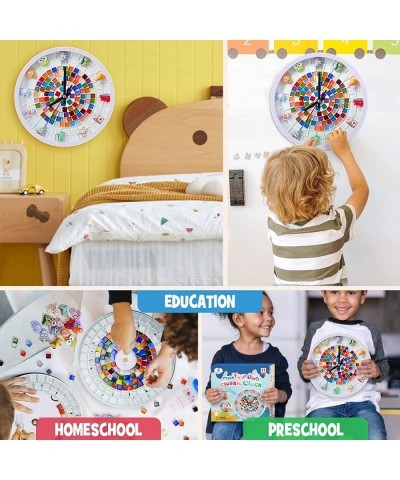 Mosaic Kids Wall Clock for Do It Yourself Creativity Craft Kits for Kids DIY Silent Clock Kits for Bedroom Decor Arts and Cra...