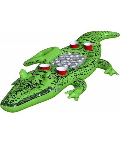 GoPong Giant Party Gator Floating Alligator with Cooler and Cup Holders Over 6' Long $43.05 Swimming Pool & Outdoor Water Toys